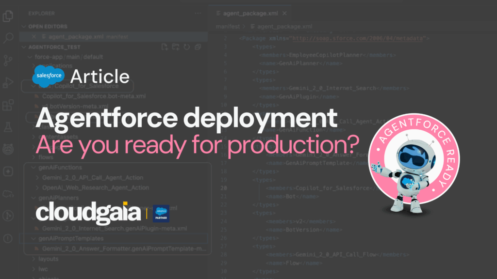 Agentforce deployment: Are you ready for production? - Cloudgaia